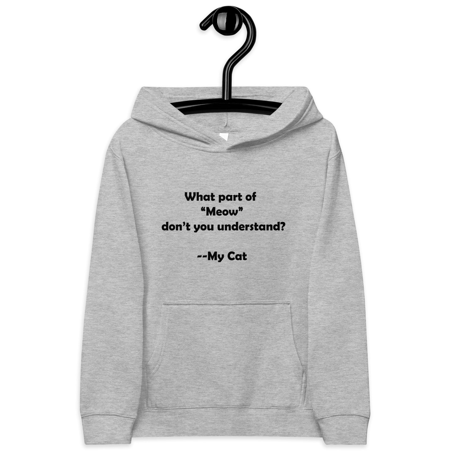 My Cat Kids Fleece Hoodie