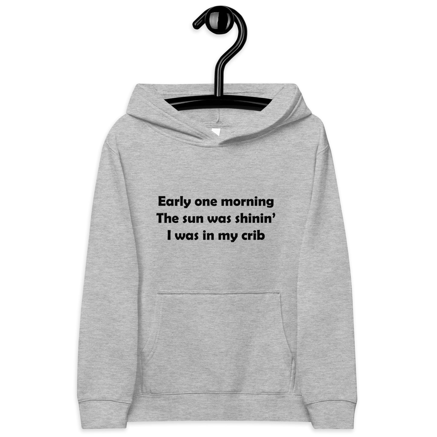 Mozart Lyrics Kids Fleece Hoodie