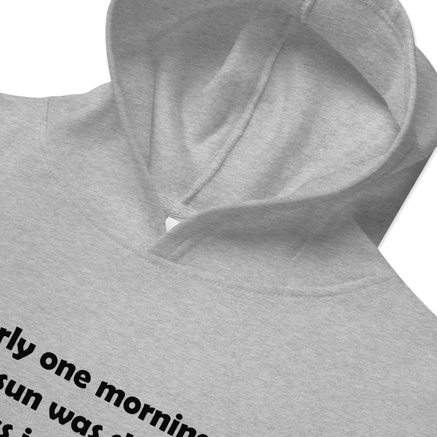 Mozart Lyrics Kids Fleece Hoodie
