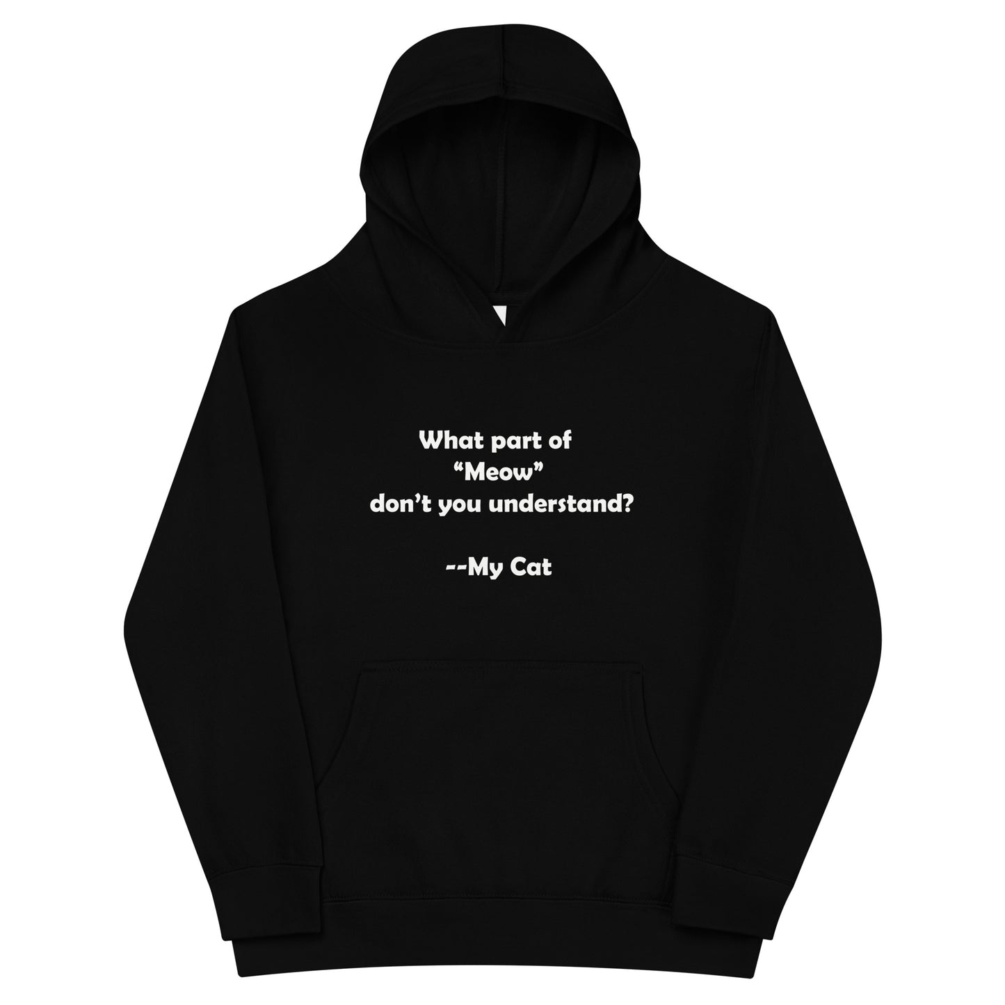 My Cat Kids Fleece Hoodie