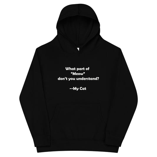 My Cat Kids Fleece Hoodie