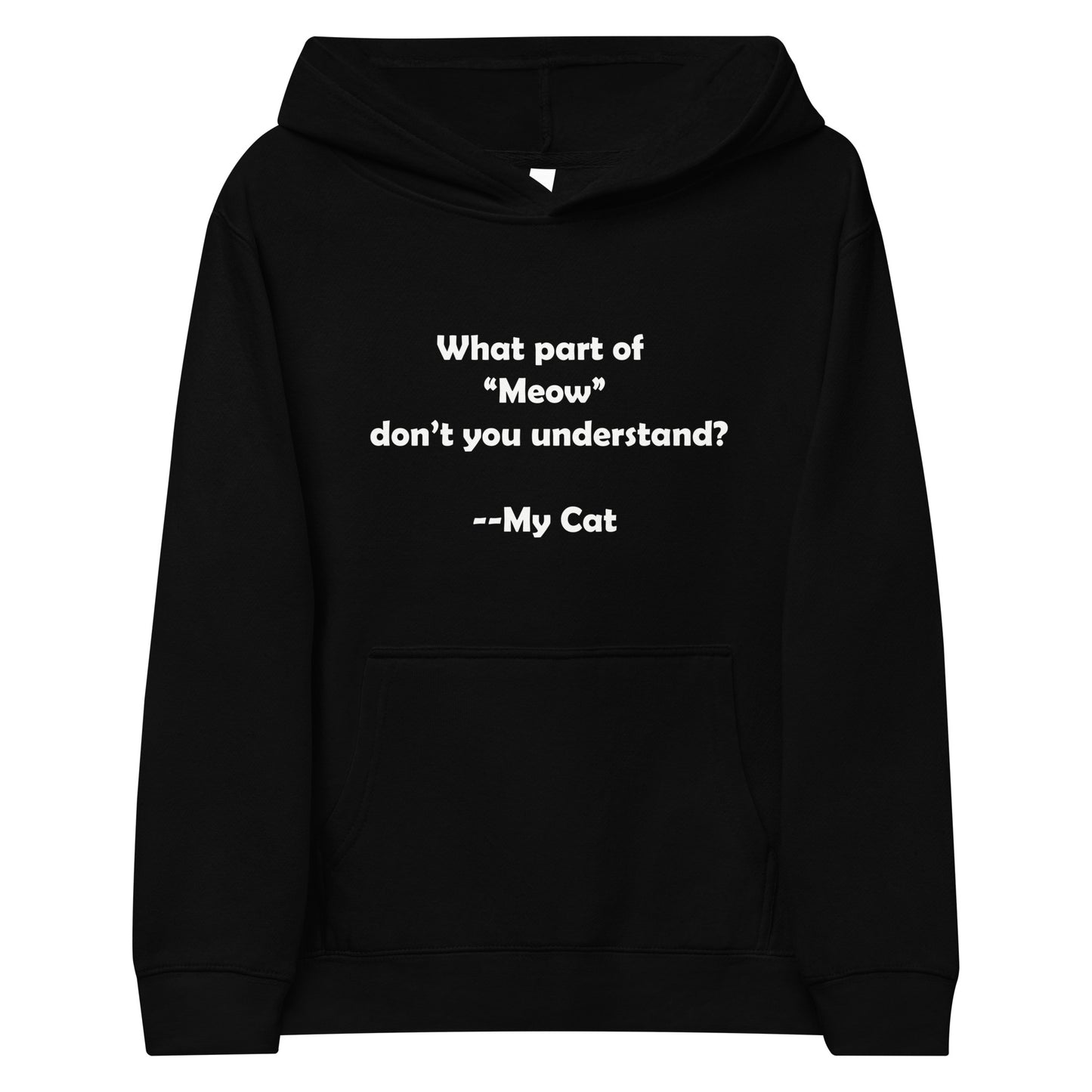 My Cat Kids Fleece Hoodie