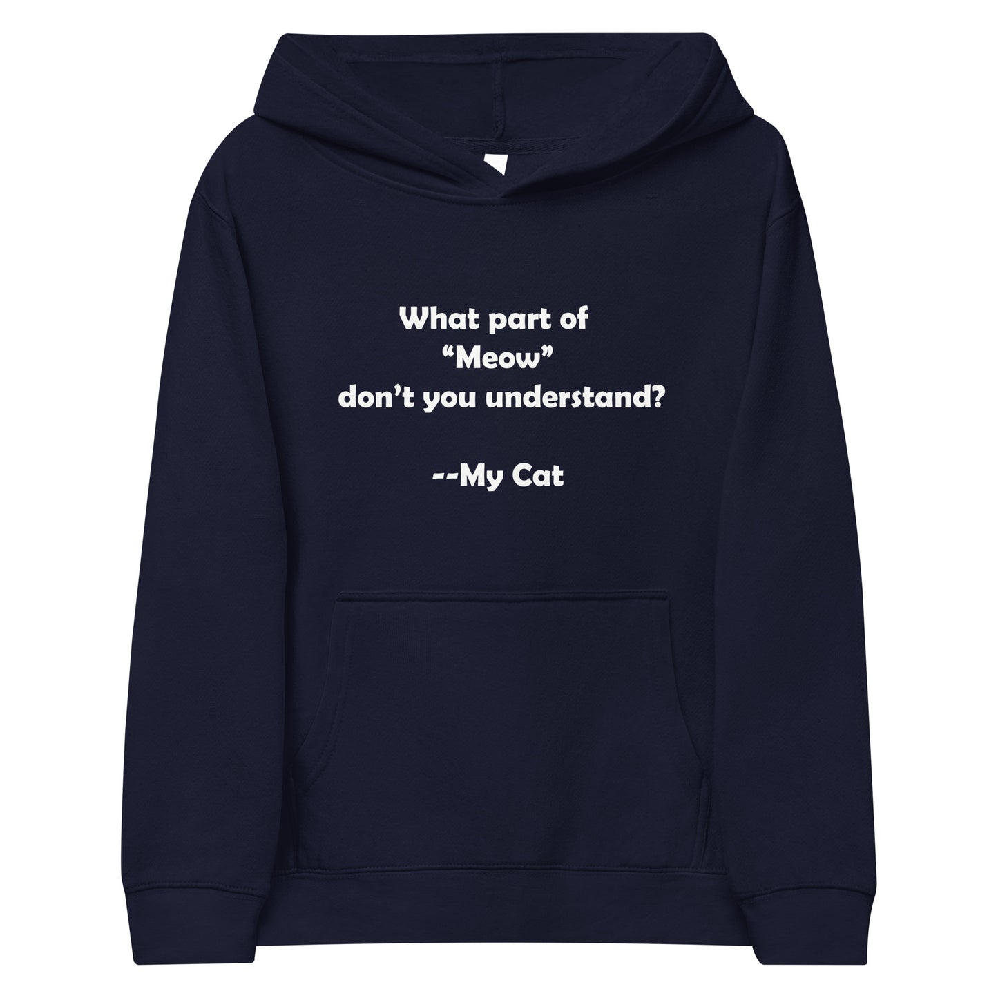 My Cat Kids Fleece Hoodie