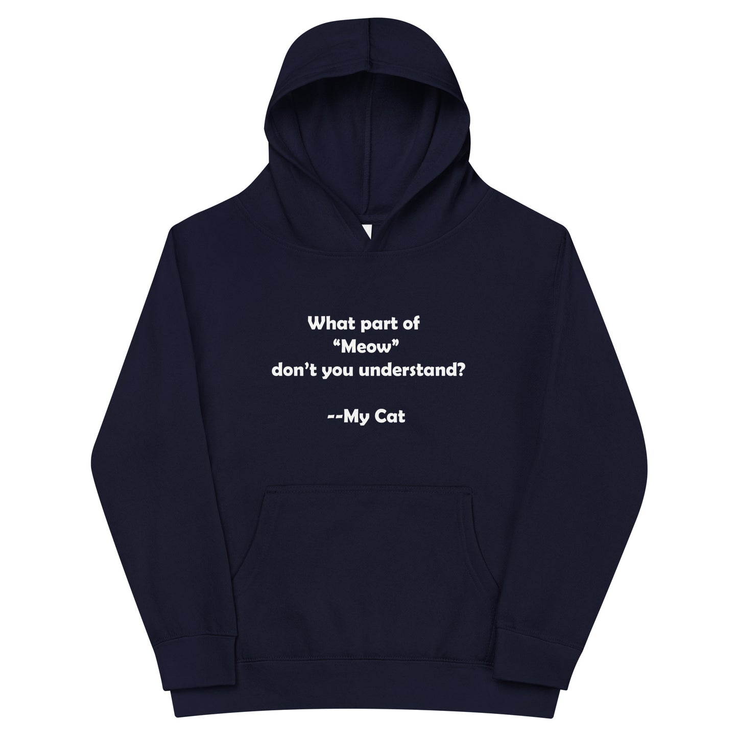 My Cat Kids Fleece Hoodie