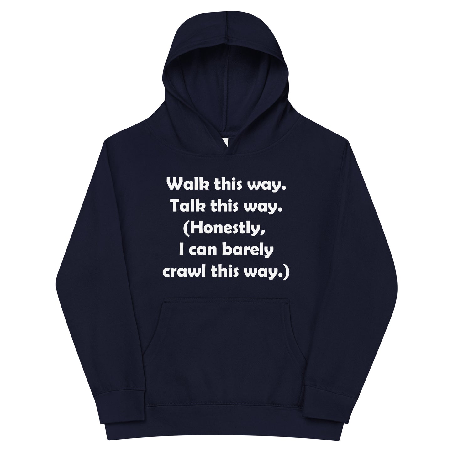 Mozart Walk This Way. Talk This Way. Kids Fleece Hoodie
