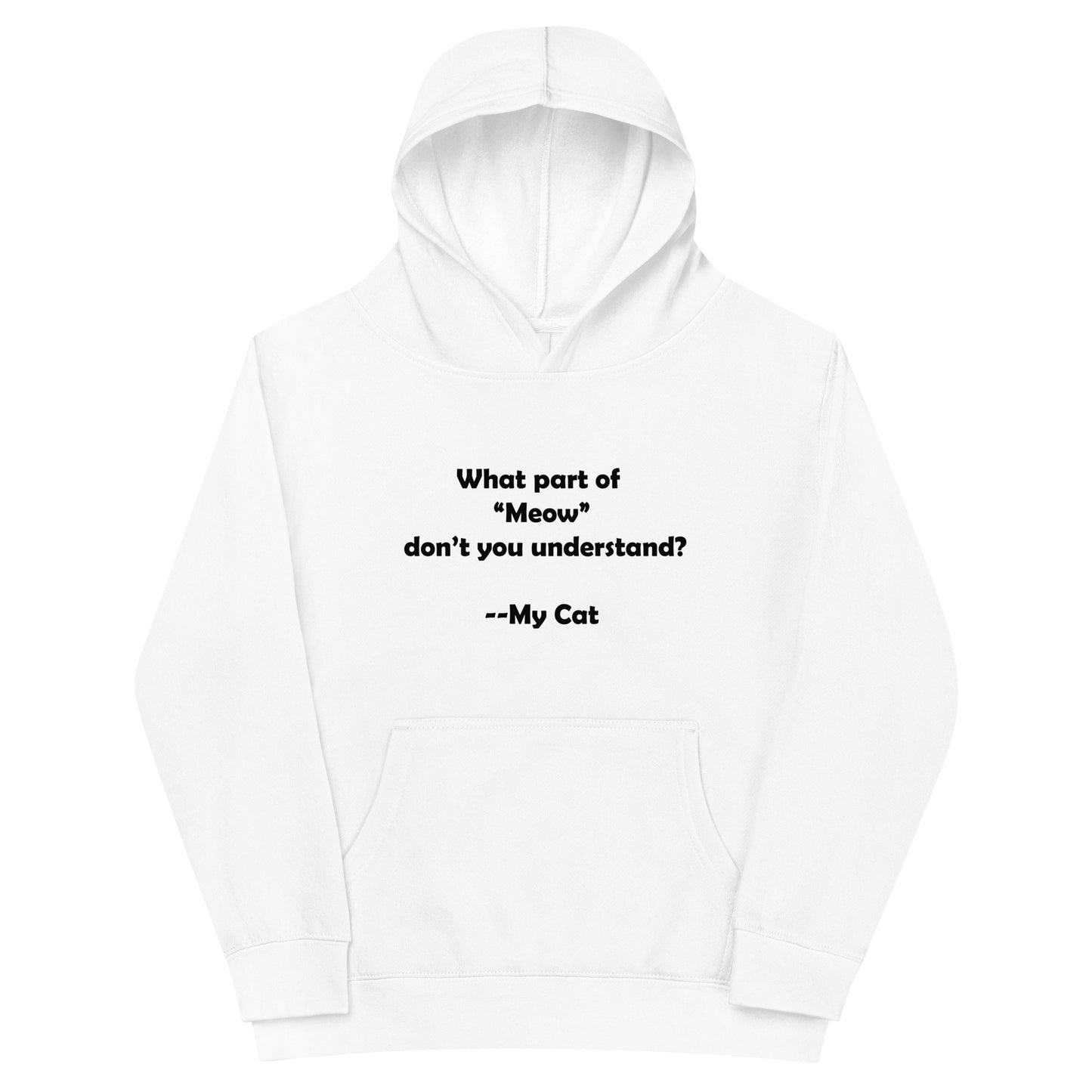 My Cat Kids Fleece Hoodie