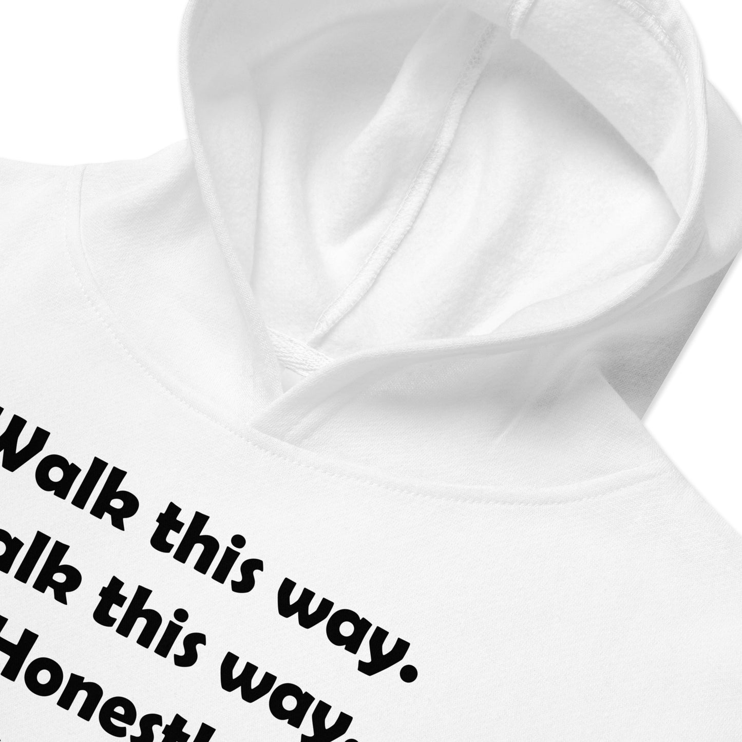 Mozart Walk This Way. Talk This Way. Kids Fleece Hoodie