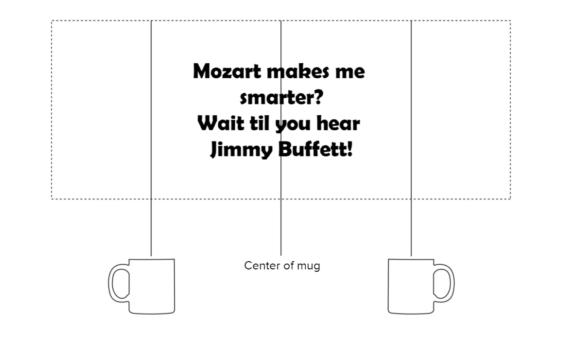 Mozart Mug with Color Inside