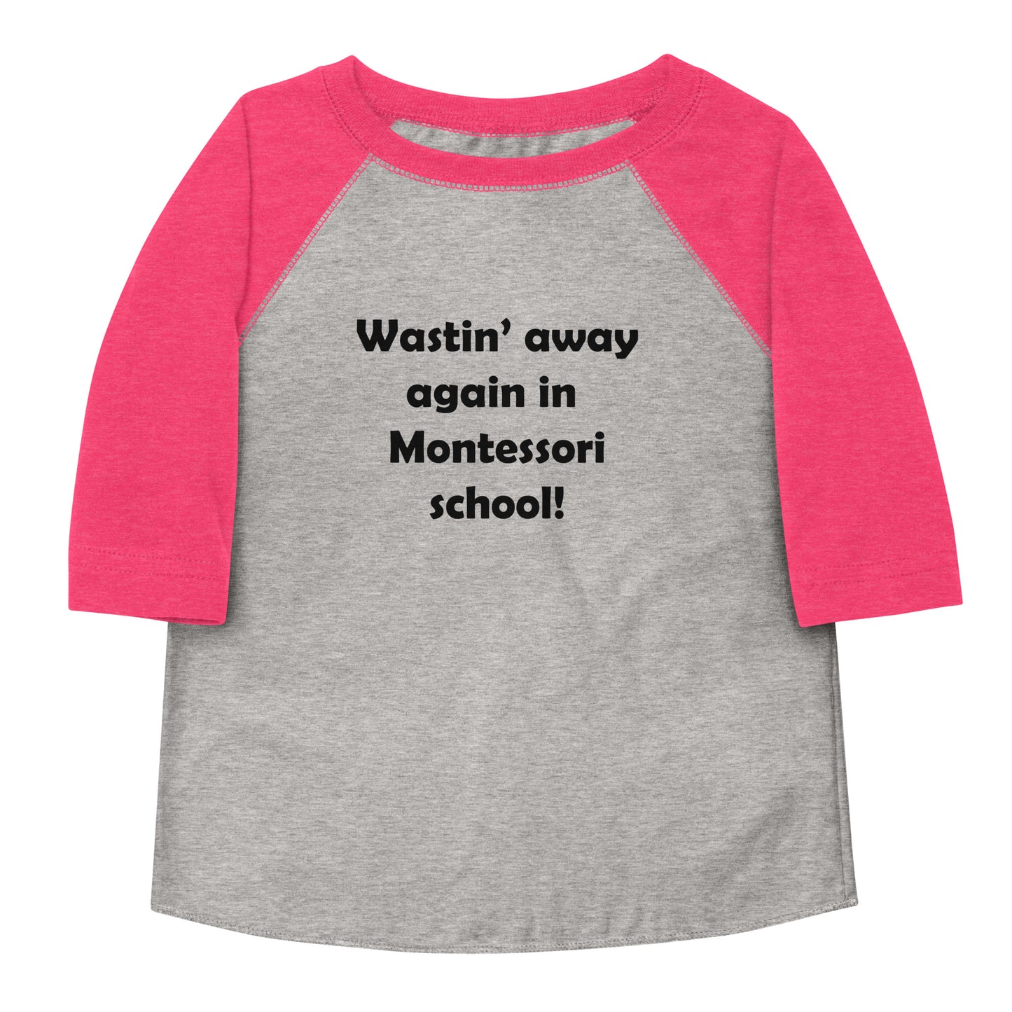 Mozart Montessori School Toddler Baseball Shirt