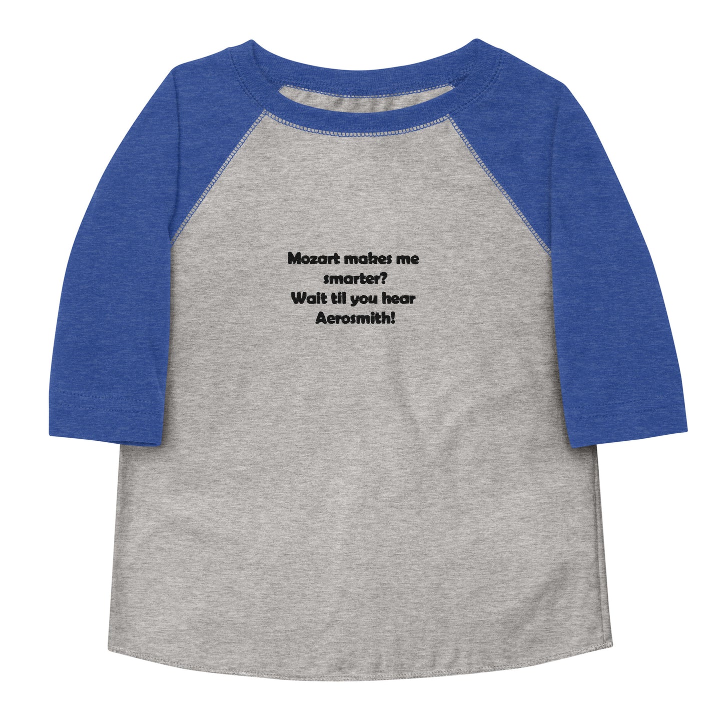 Embroidered Mozart Toddler Baseball Shirt