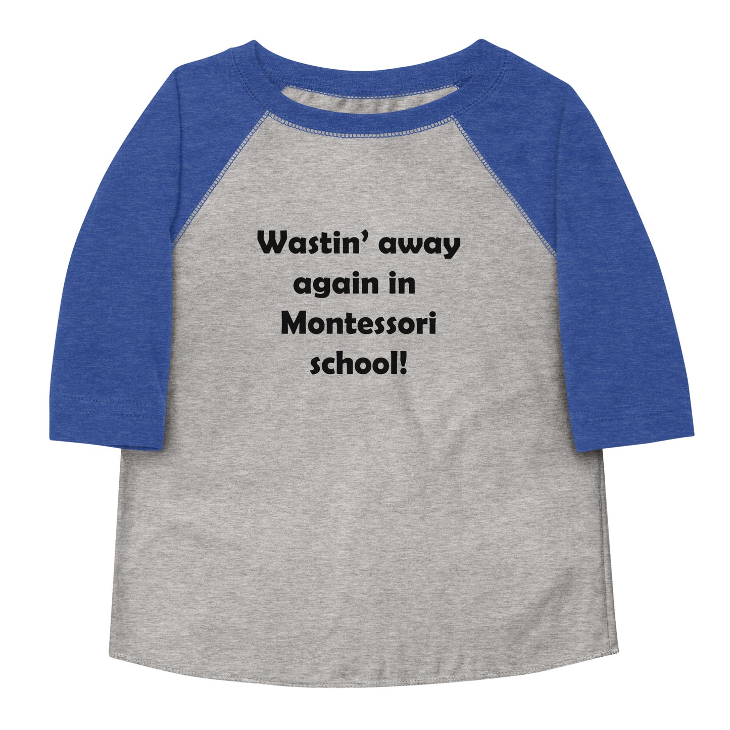 Mozart Montessori School Toddler Baseball Shirt