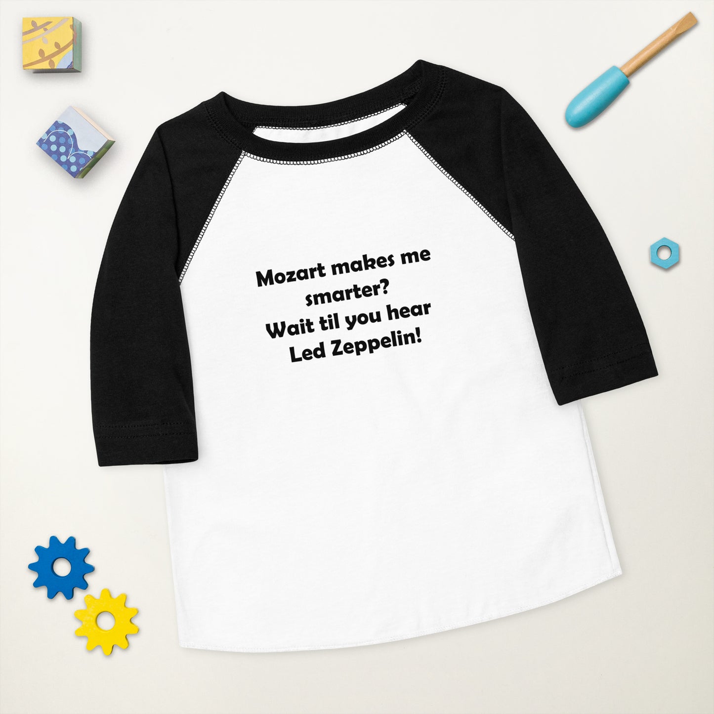 Mozart Toddler Baseball Shirt