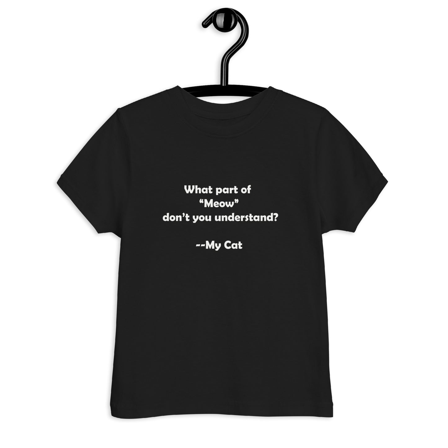 My Cat Toddler Jersey T-shirt