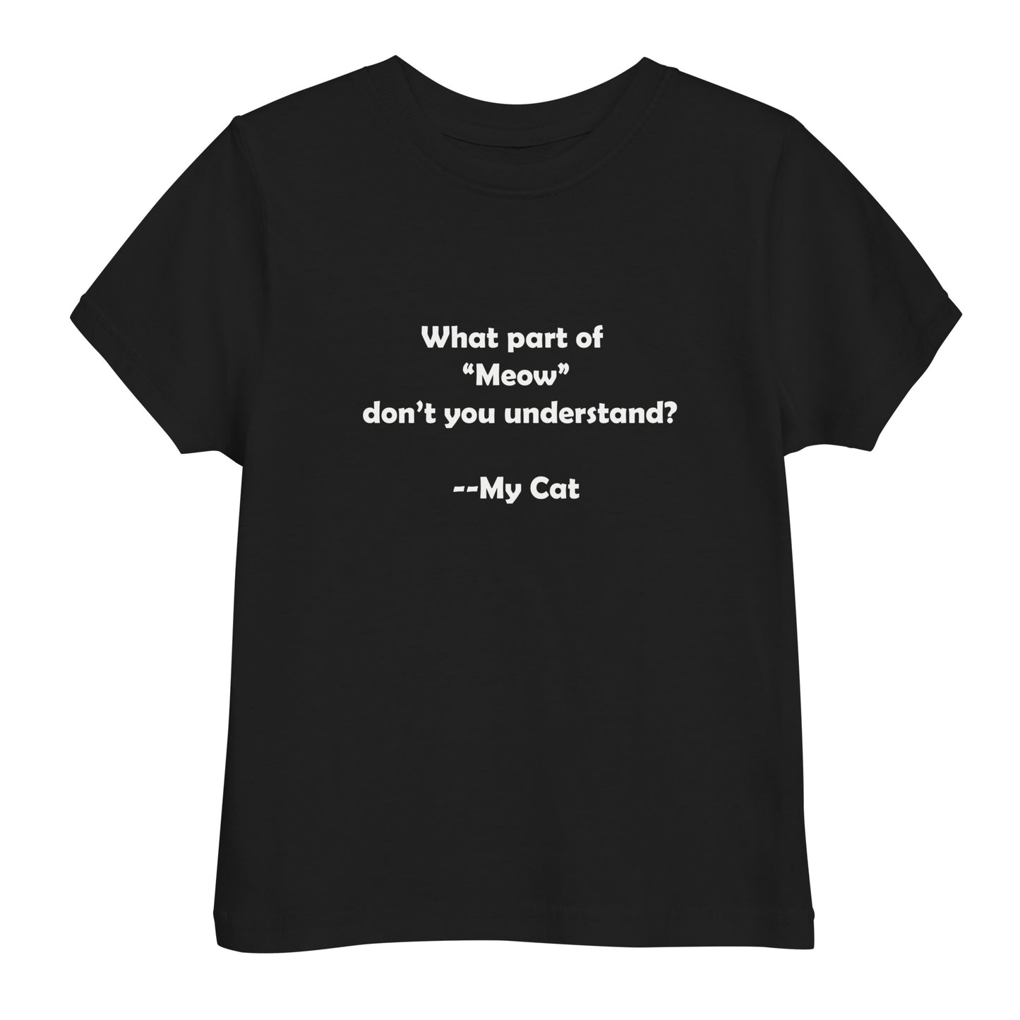 My Cat Toddler Jersey T-shirt