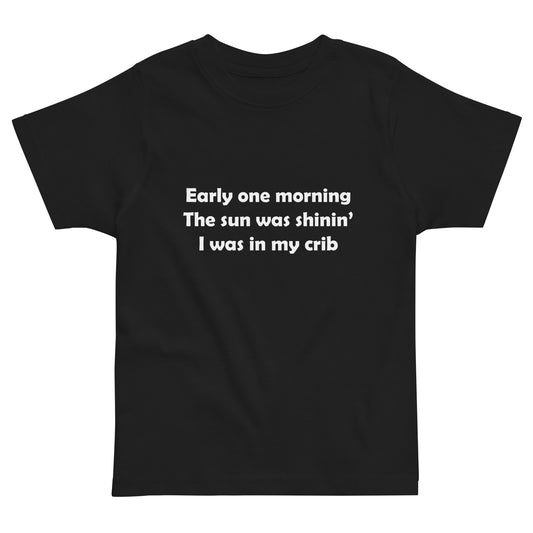 Mozart Lyrics Toddler Jersey T-shirt