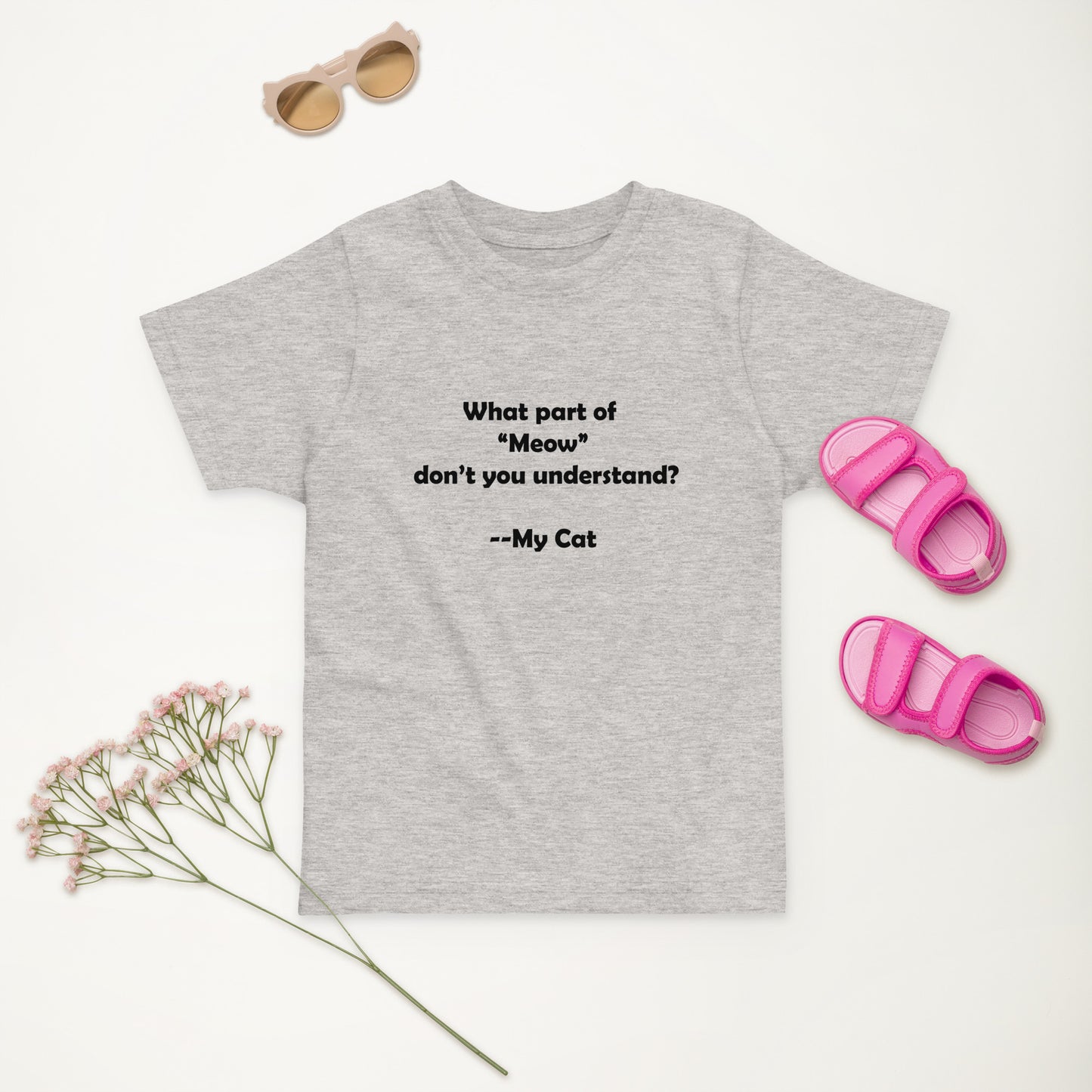 My Cat Toddler Jersey T-shirt