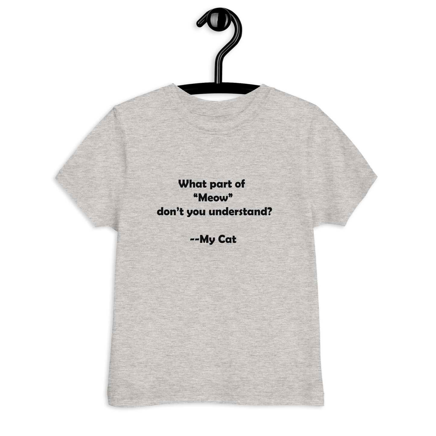 My Cat Toddler Jersey T-shirt
