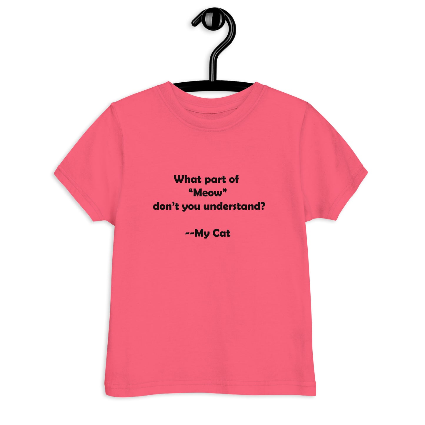 My Cat Toddler Jersey T-shirt