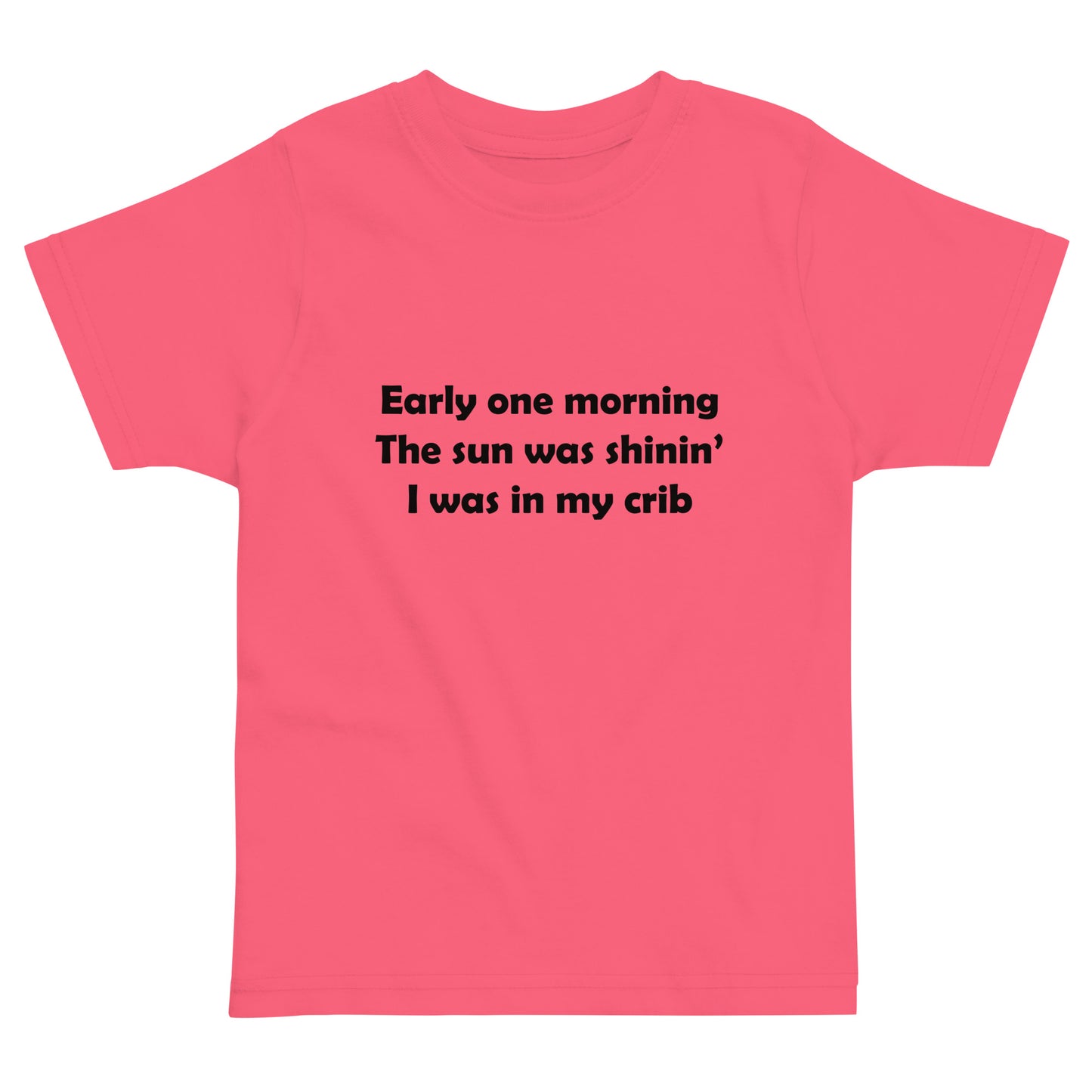 Mozart Lyrics Toddler Jersey T-shirt