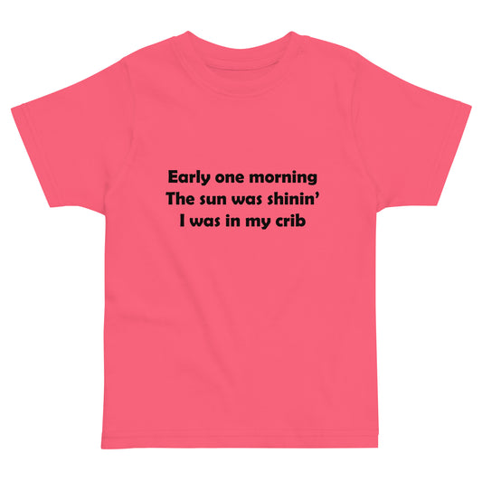 Mozart Lyrics Toddler Jersey T-shirt