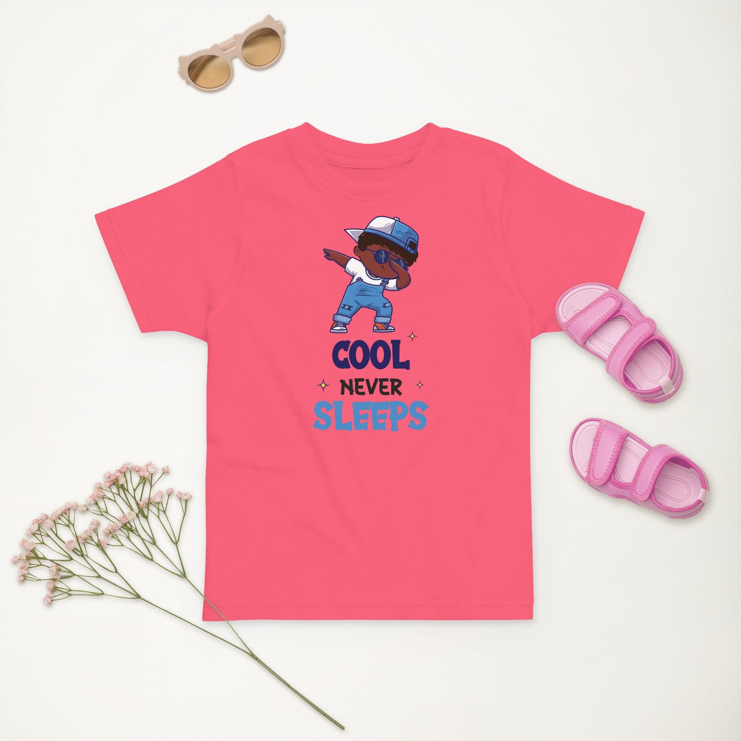 Cool Never Sleeps Toddler Jersey T-shirt