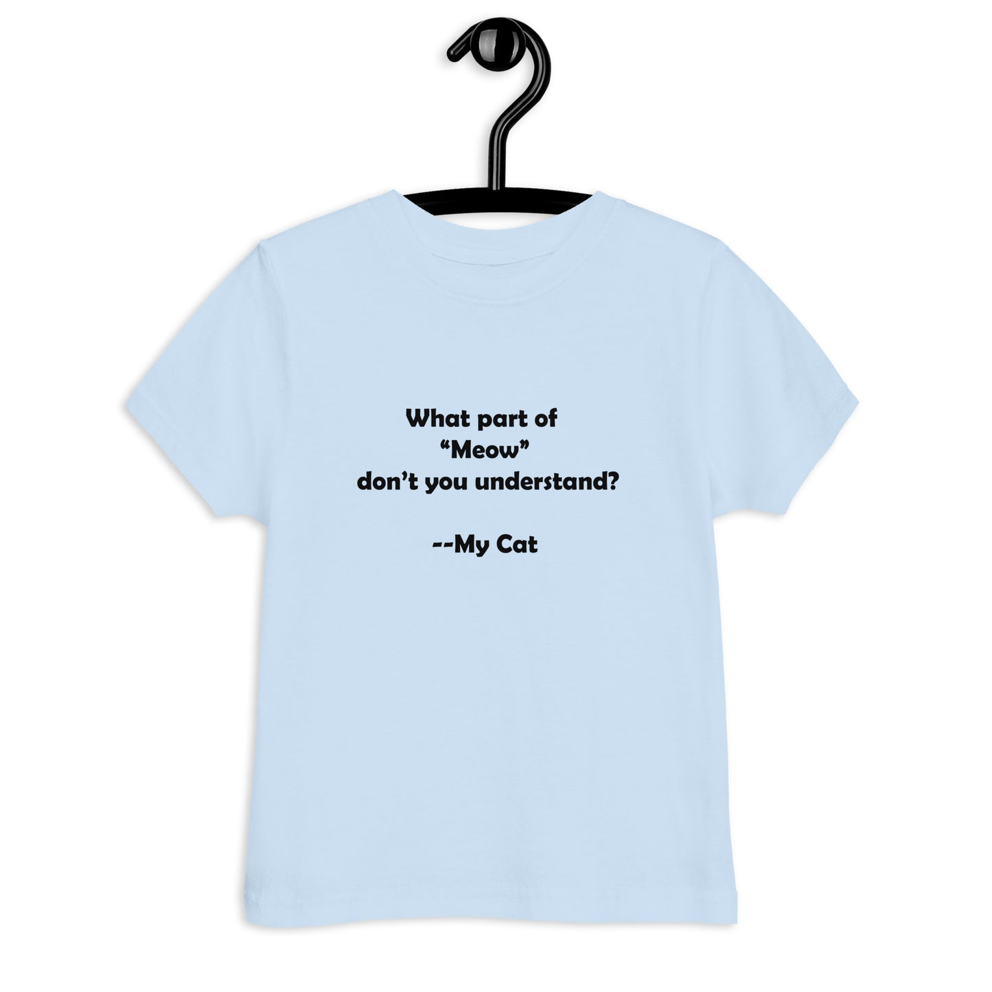 My Cat Toddler Jersey T-shirt