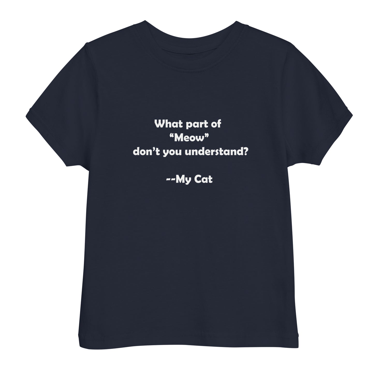 My Cat Toddler Jersey T-shirt