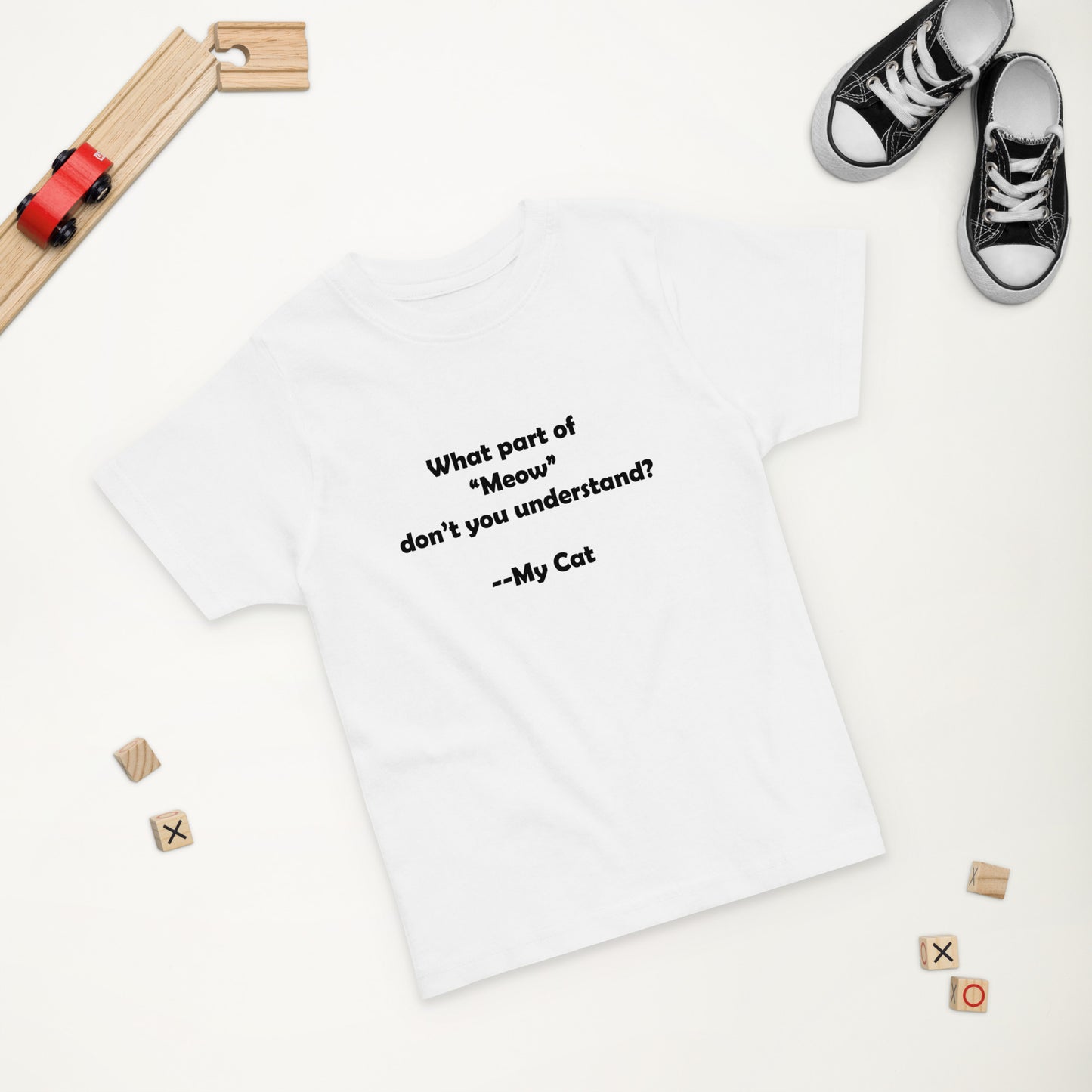 My Cat Toddler Jersey T-shirt