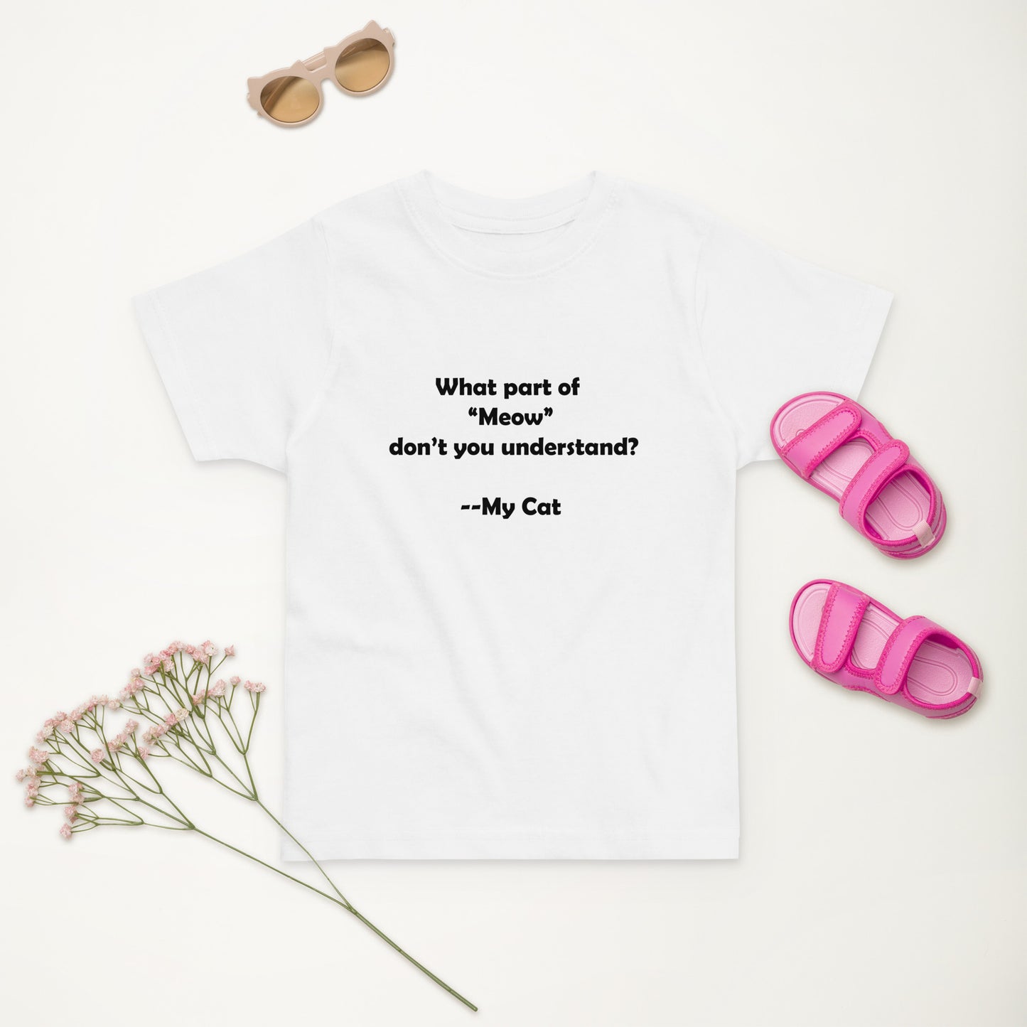 My Cat Toddler Jersey T-shirt
