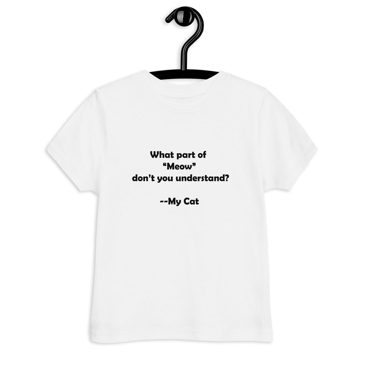 My Cat Toddler Jersey T-shirt