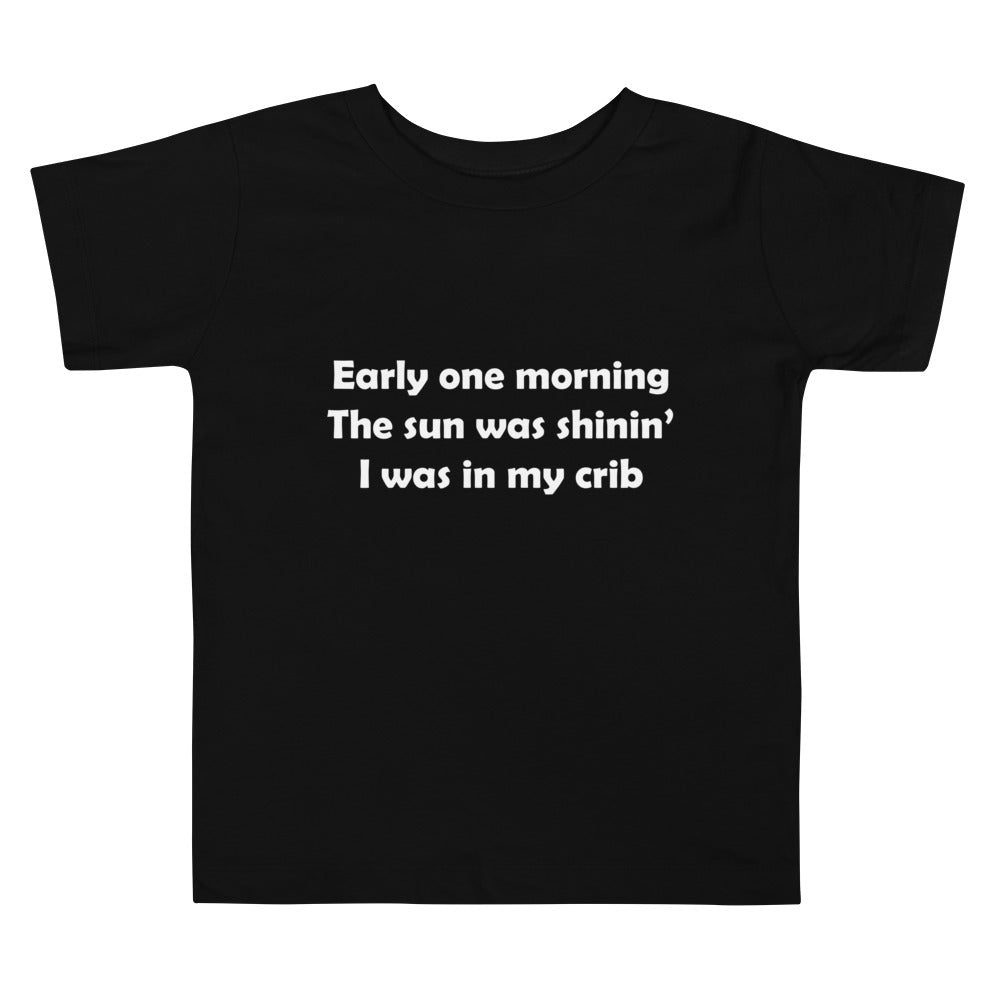 Mozart Lyrics Toddler Short Sleeve Tee