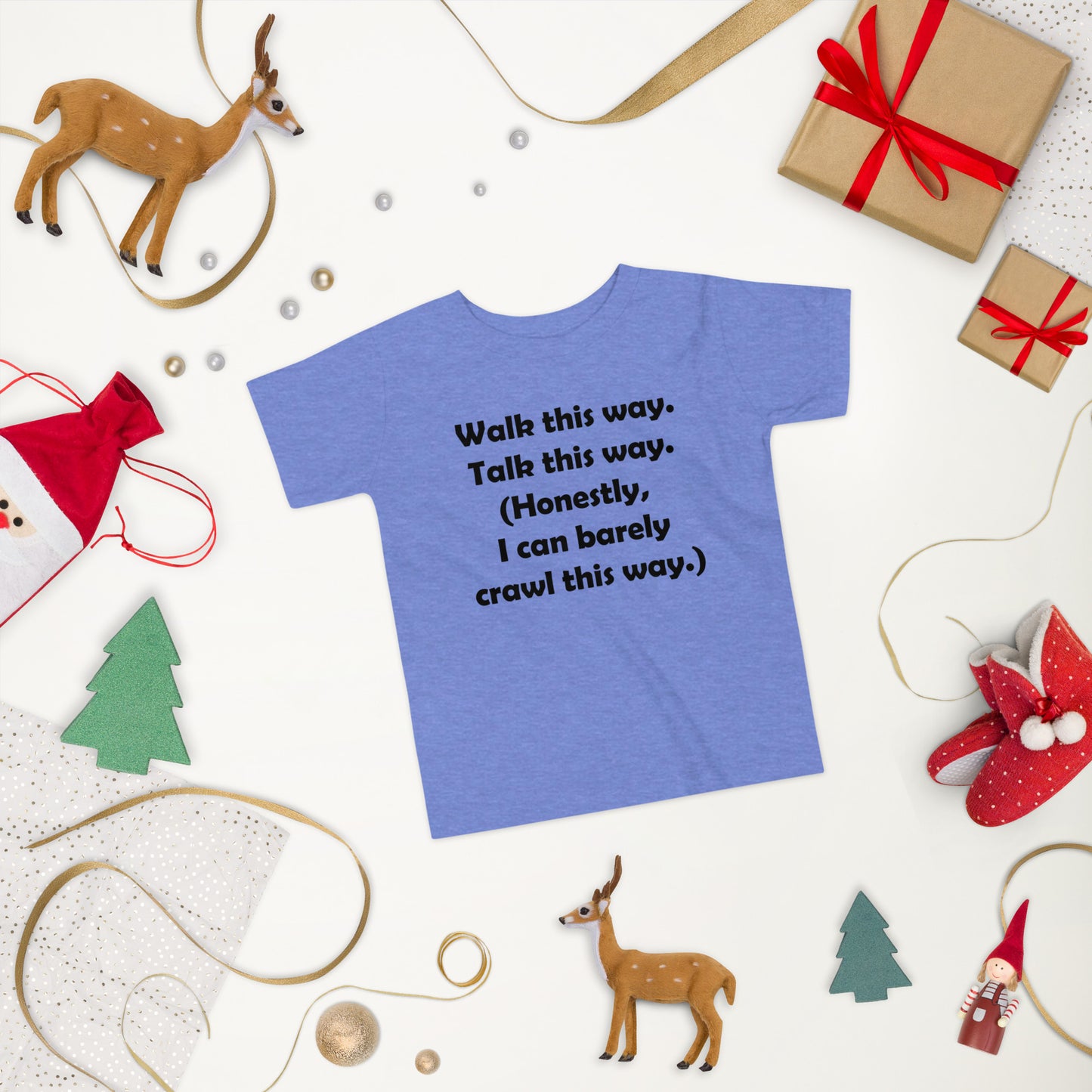 Mozart Walk This Way. Talk This Way. Toddler Short Sleeve Tee