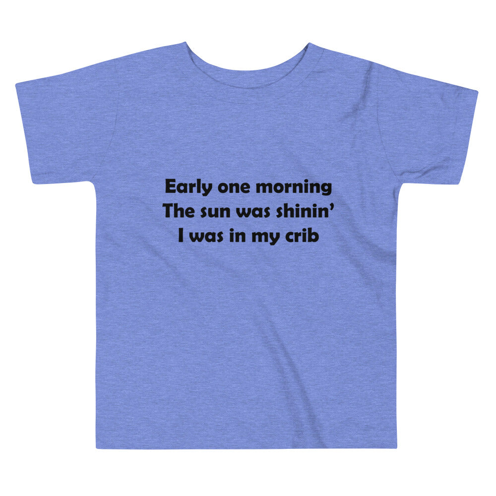 Mozart Lyrics Toddler Short Sleeve Tee