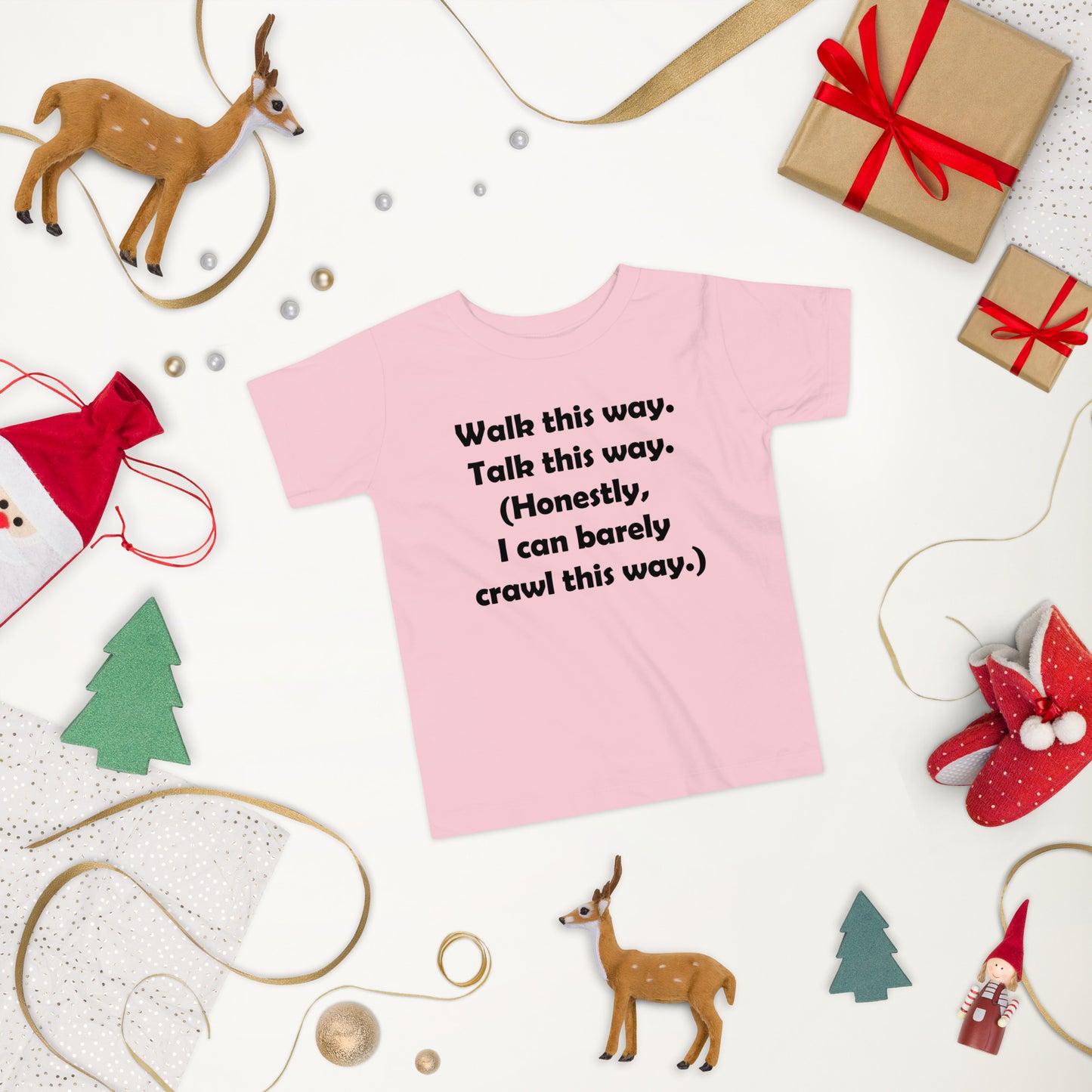 Mozart Walk This Way. Talk This Way. Toddler Short Sleeve Tee