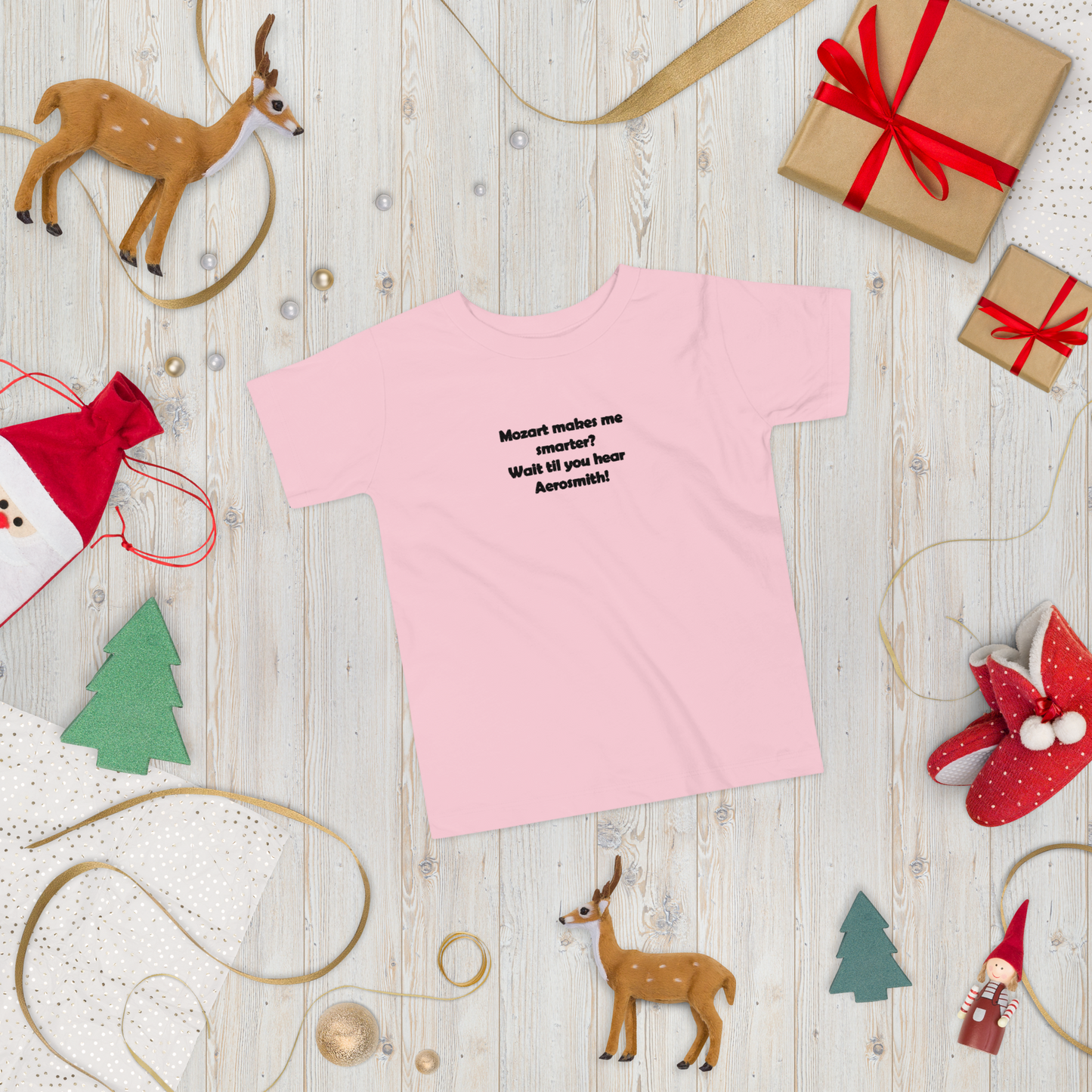 Embroidered Mozart Toddler Short Sleeve Tee