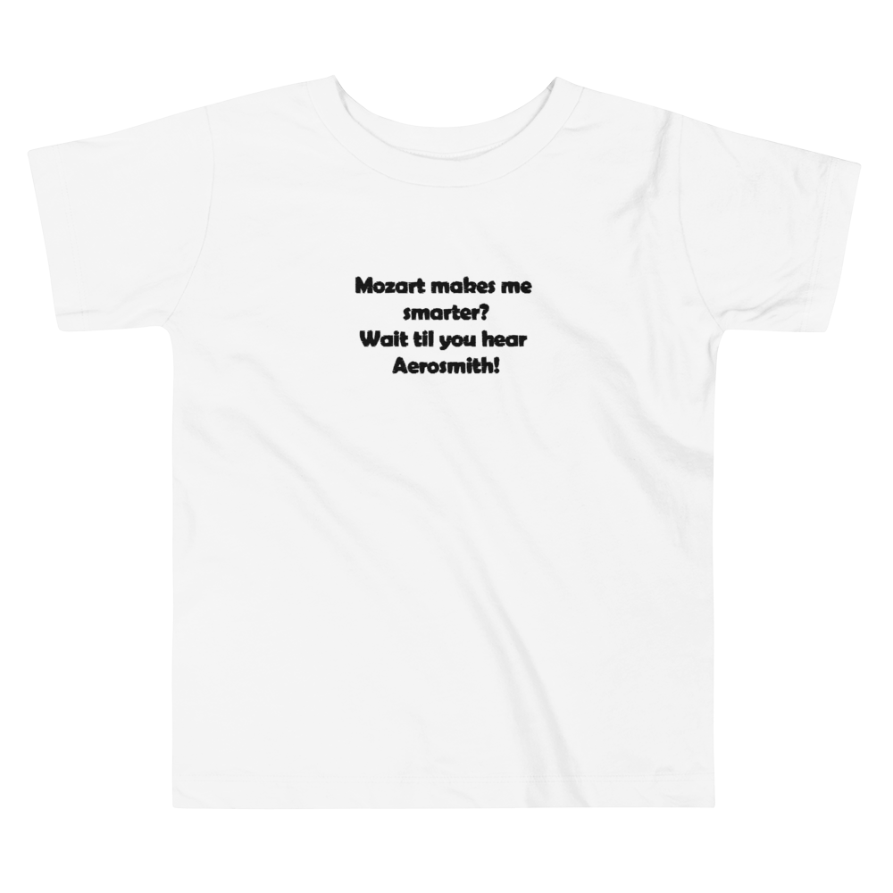 Embroidered Mozart Toddler Short Sleeve Tee