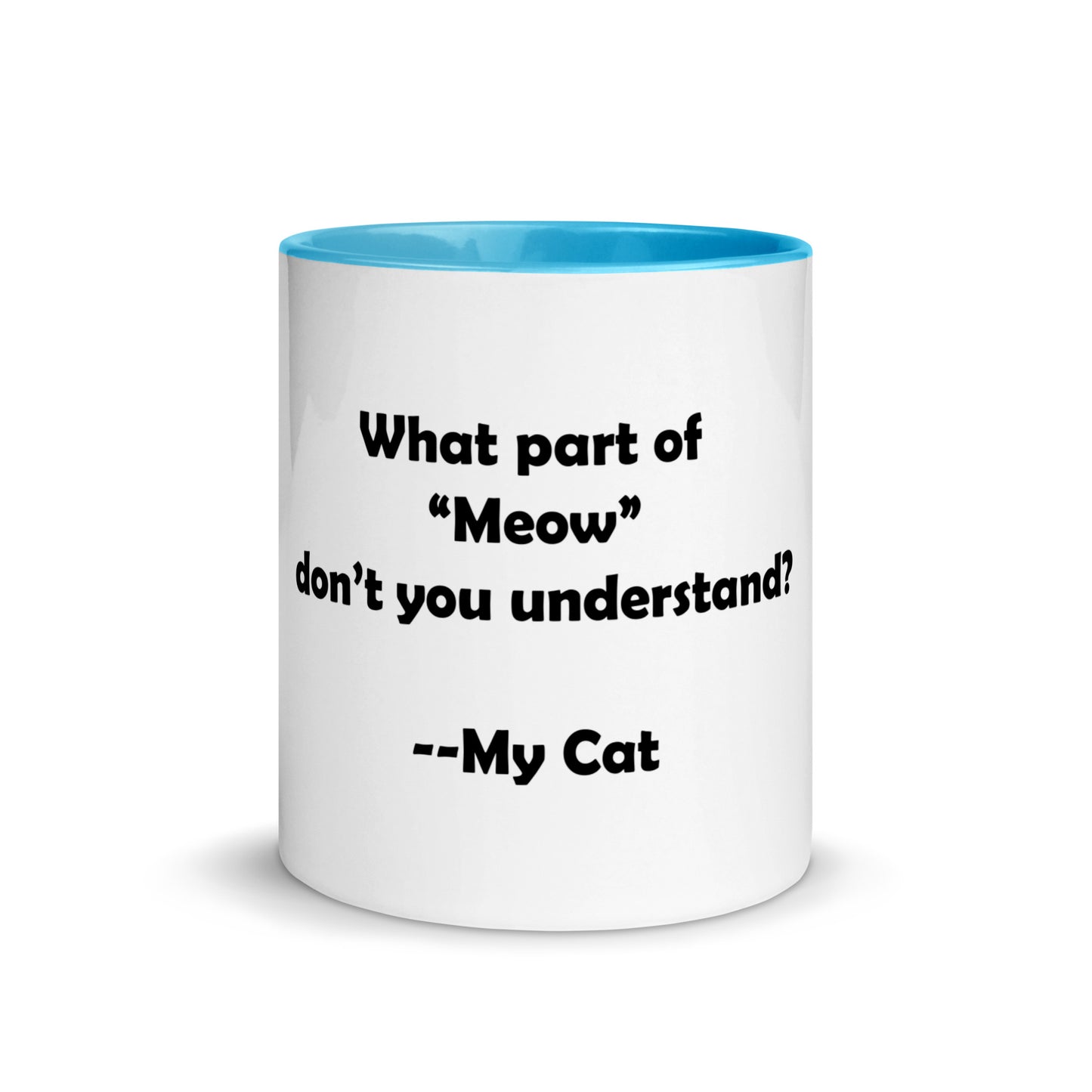 My Cat Mug with Color Inside