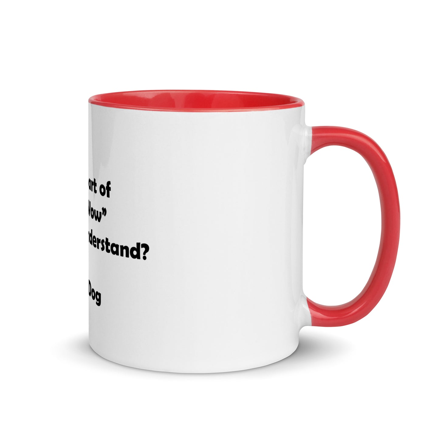 My Dog Mug with Color Inside