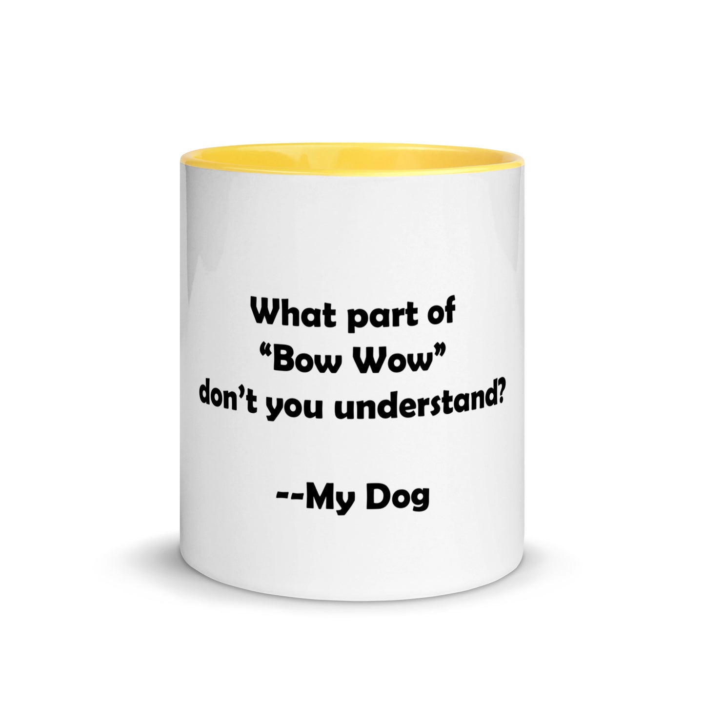 My Dog Mug with Color Inside