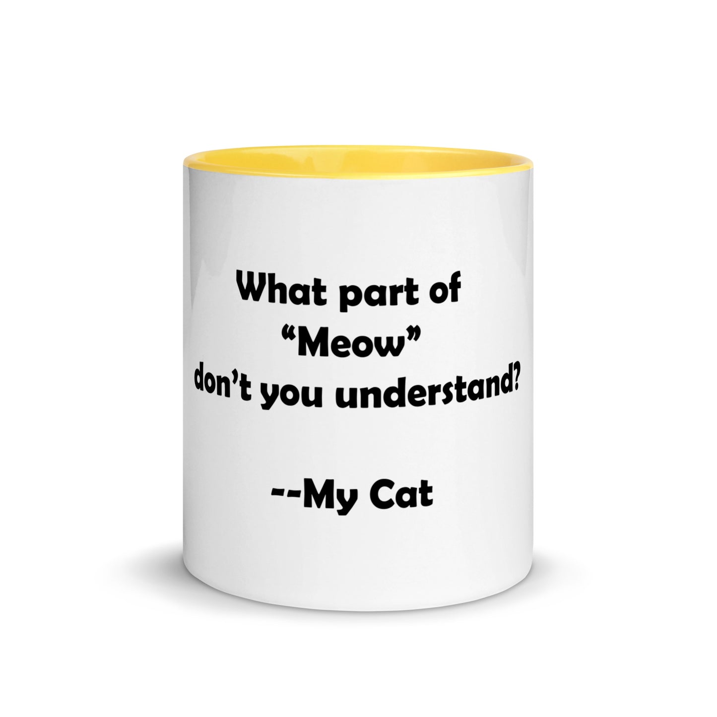 My Cat Mug with Color Inside