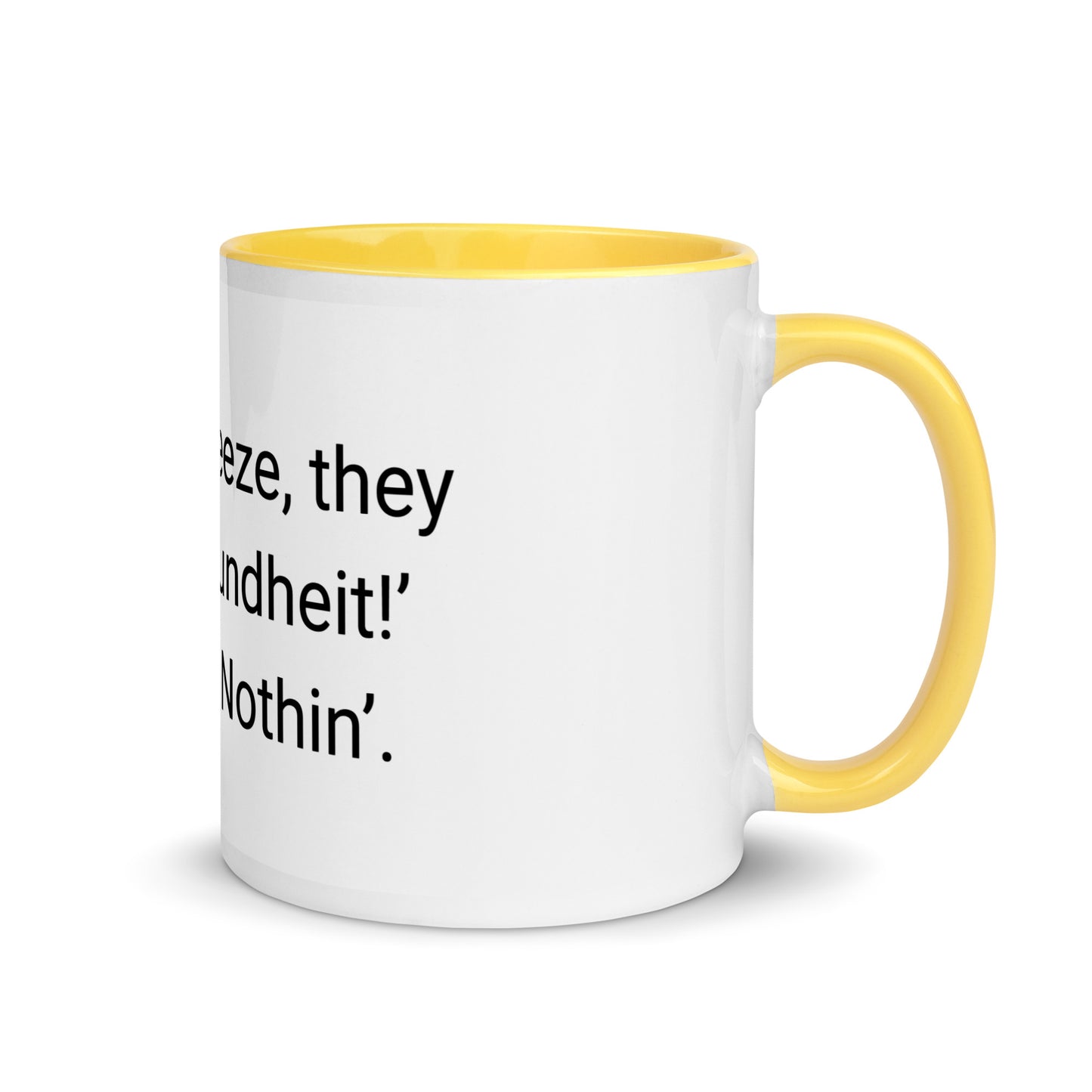 Gesundheit Mug with Color Inside