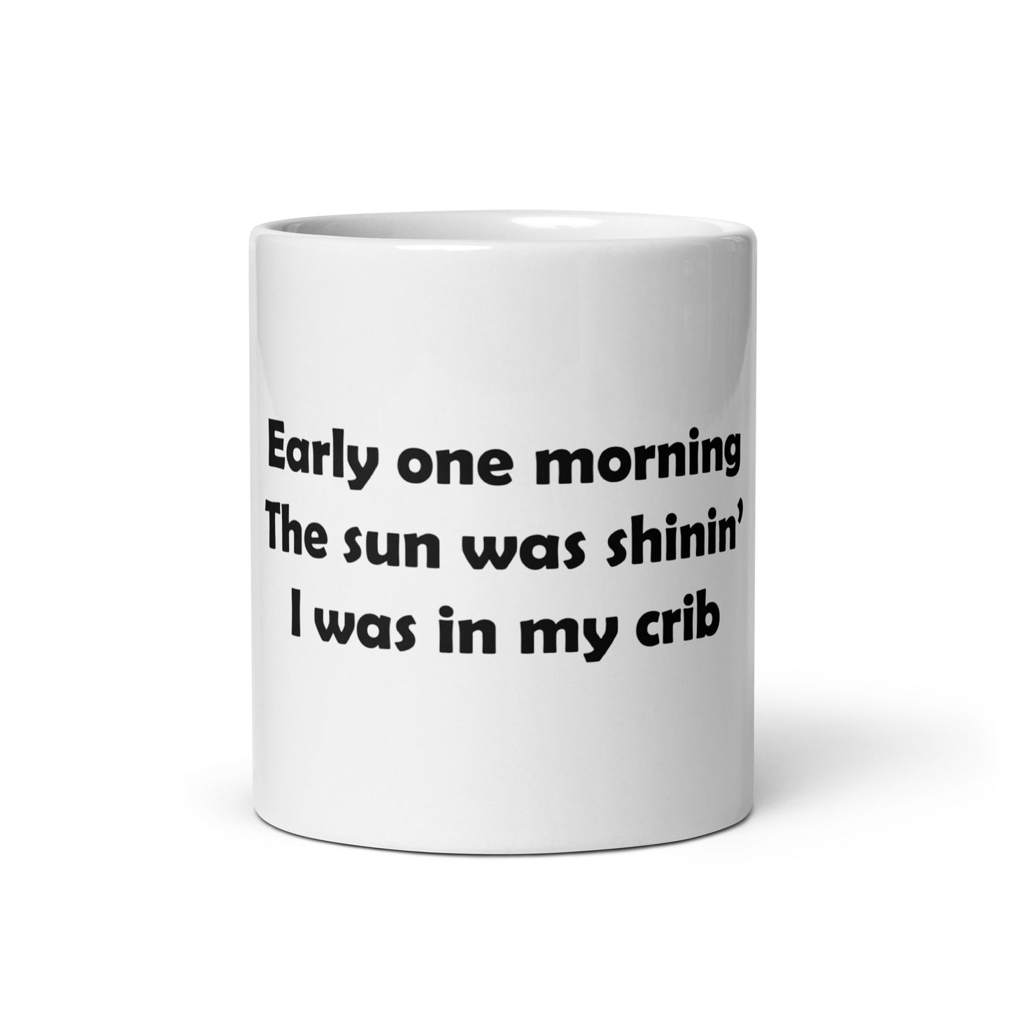 Mozart Lyrics White Glossy Mug