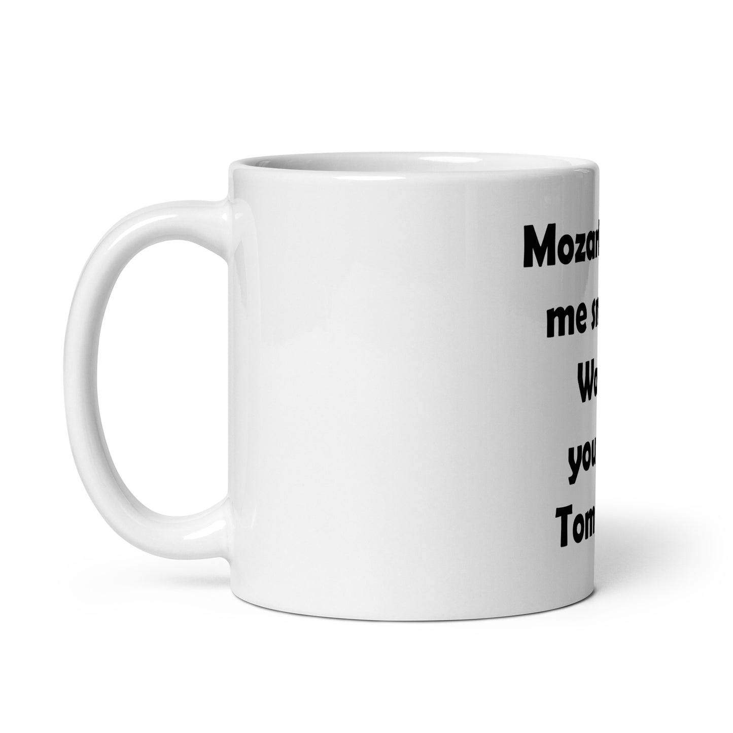 Mozart White Glossy Mug