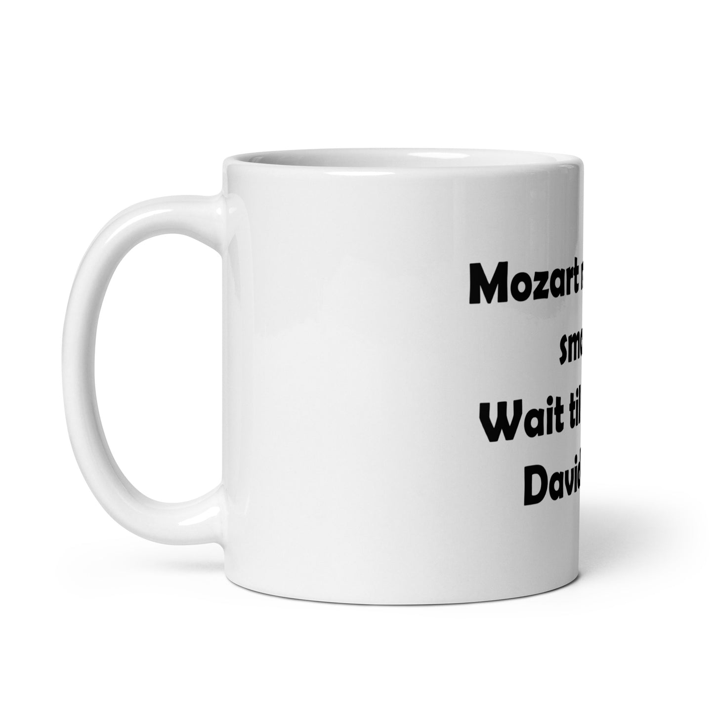 Mozart White Glossy Mug
