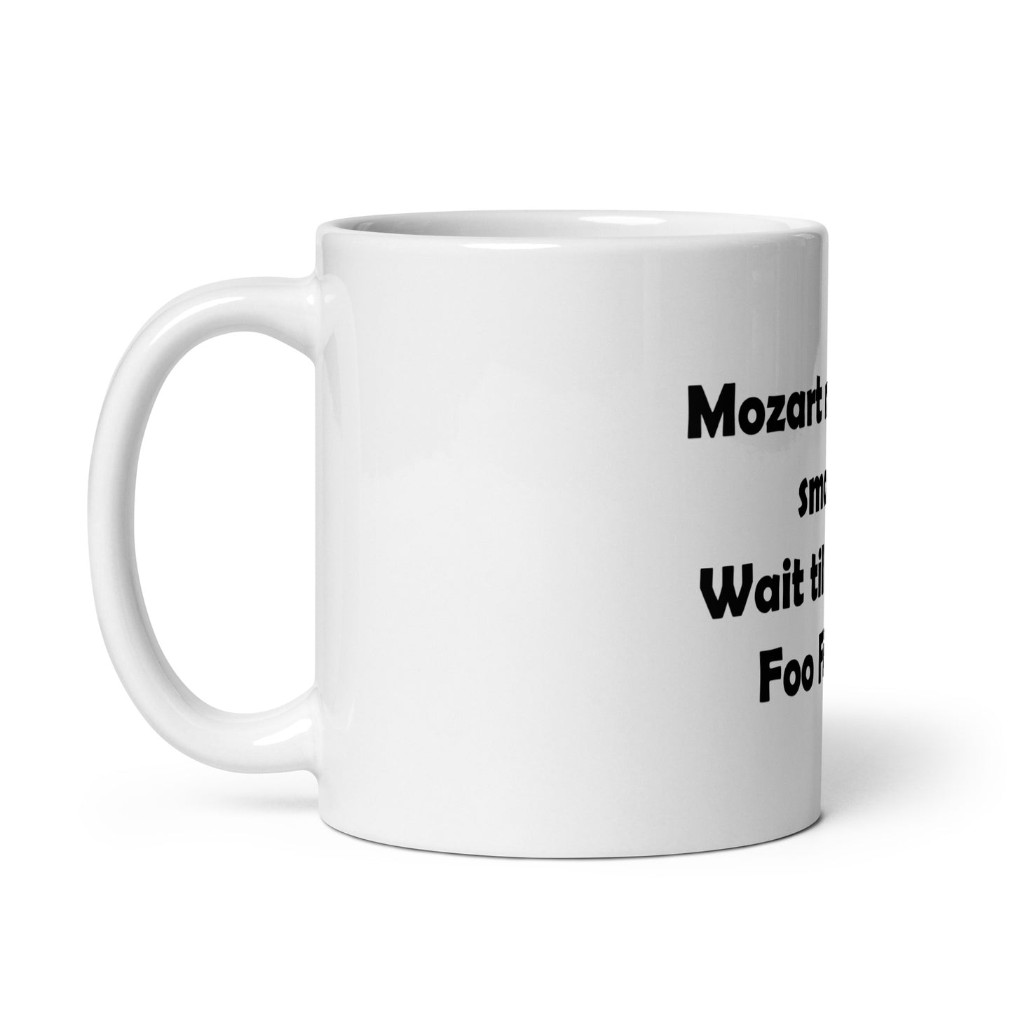 Mozart White Glossy Mug