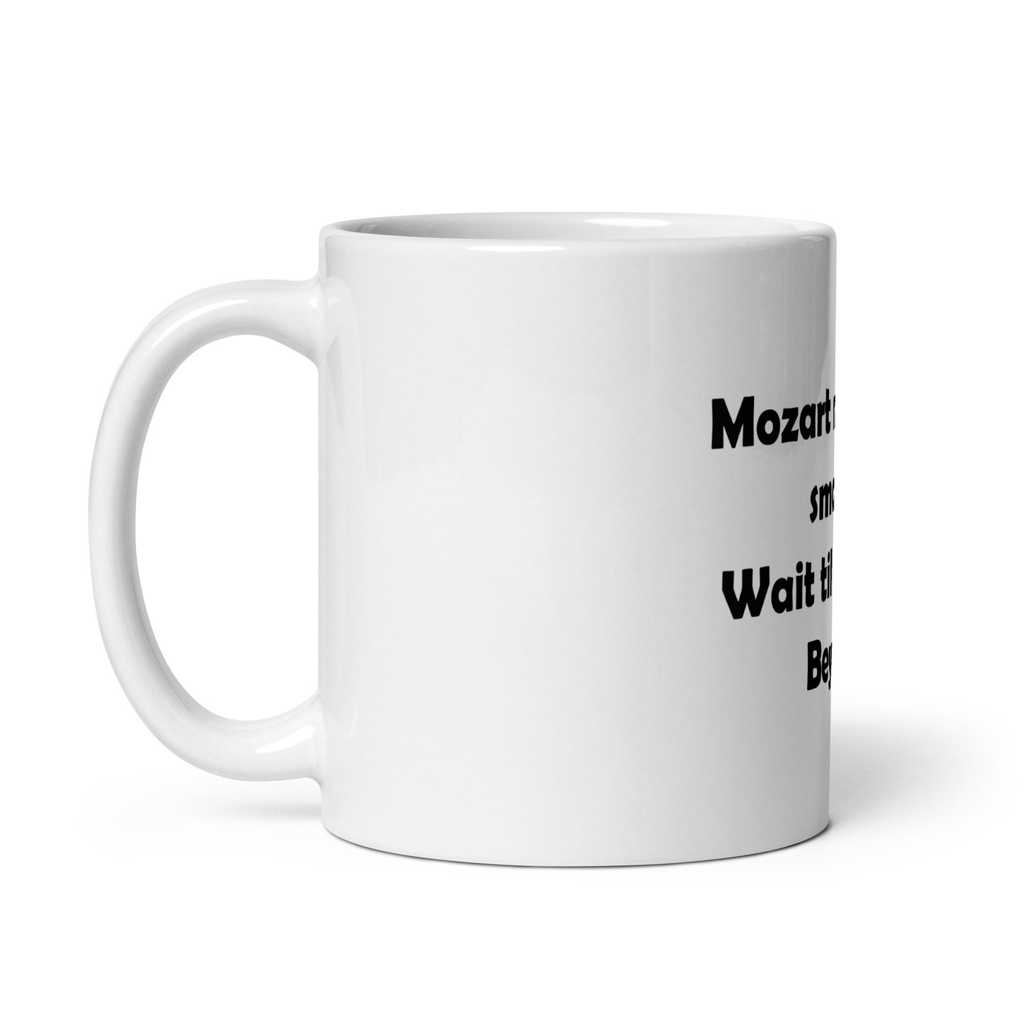 Mozart White Glossy Mug