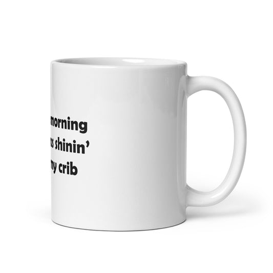 Mozart Lyrics White Glossy Mug
