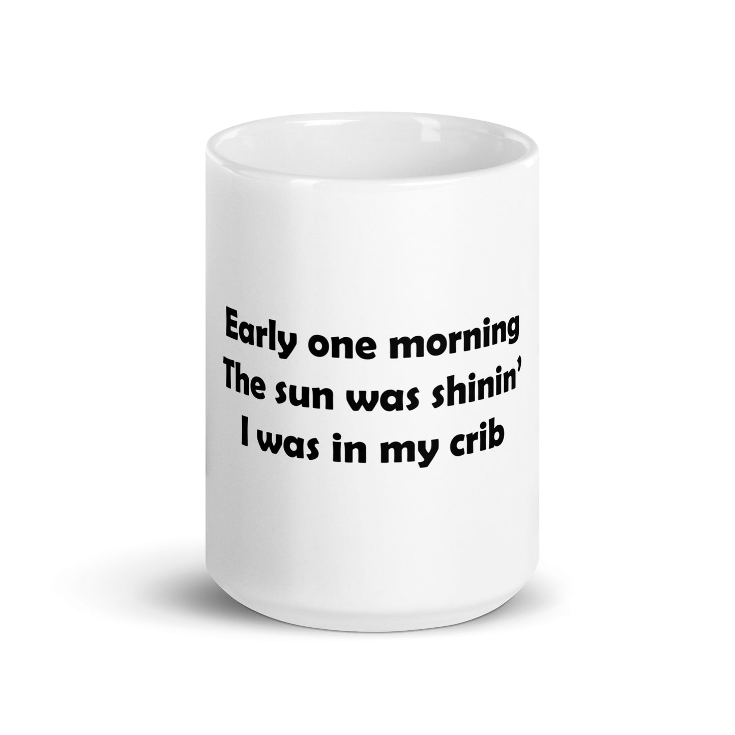 Mozart Lyrics White Glossy Mug