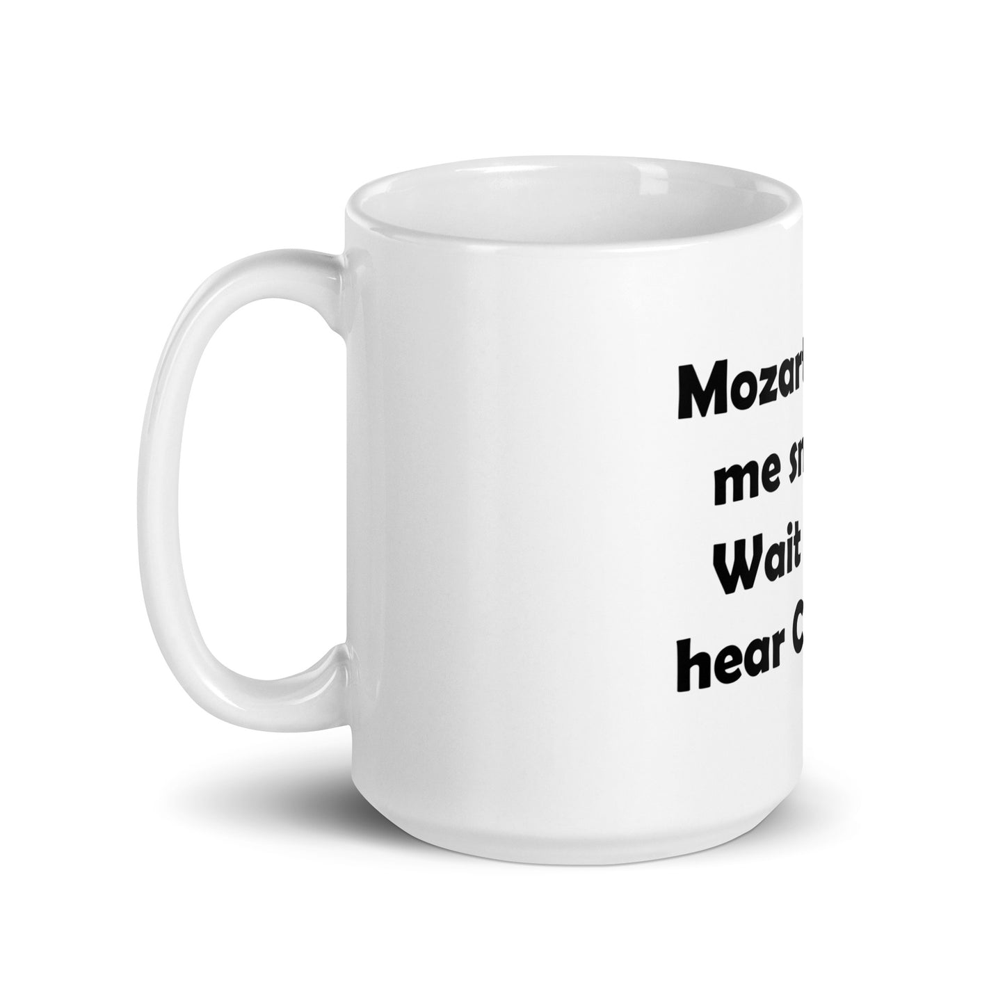Mozart White Glossy Mug