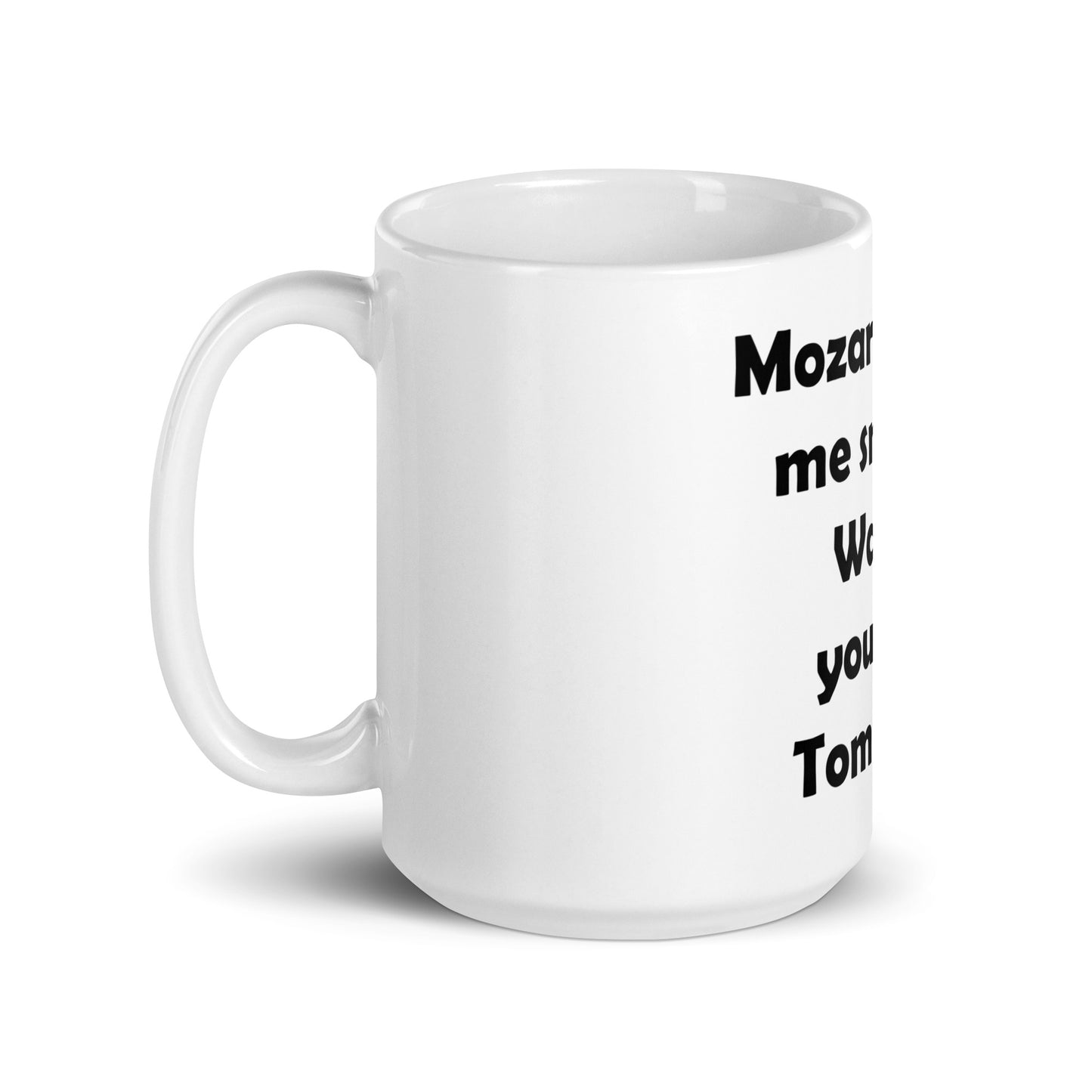 Mozart White Glossy Mug